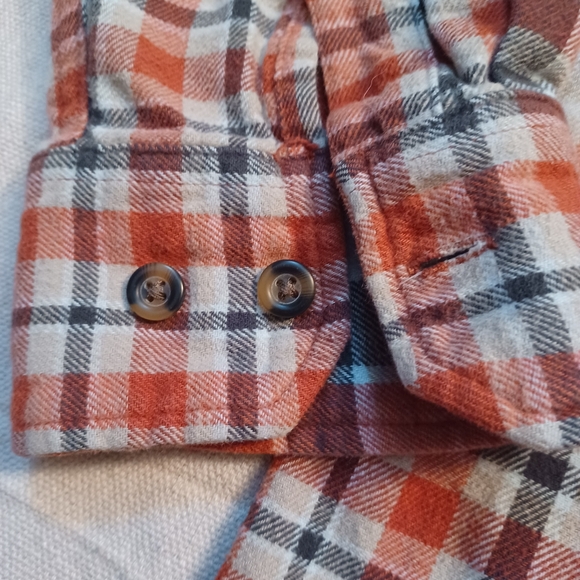 Eddie Bauer Plaid Flannel Button-Up Shirt Men's Size XL - Picture 4 of 8